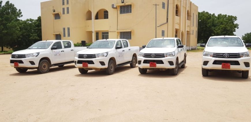 Tchad : des véhicules neufs pour les districts sanitaires du Ouaddaï