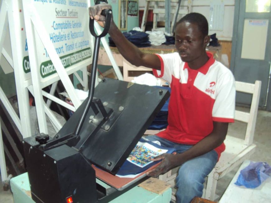 Tchad : la sérigraphie, un métier qui est d'actualité