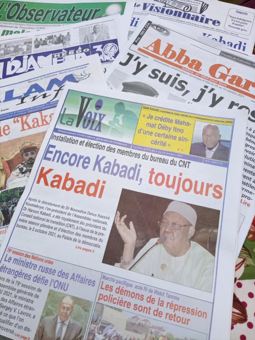 Tchad : la revue de presse du 4 au 8 octobre 2021