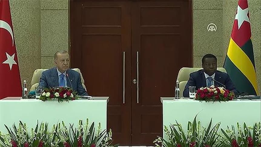Togo : le président turc à Lomé, accompagné d’opérateurs économiques et investisseurs