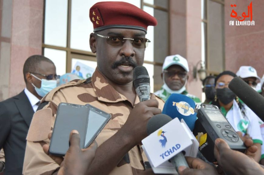 Le général Mahamat Nour Abdelkerim, membre du Conseil militaire de transition (CMT) et ex-chef rebelle. © Brahim Abdraman/Alw