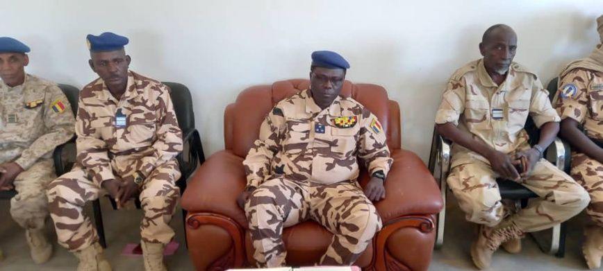 Tchad : le directeur général de la gendarmerie nationale en visite d'inspection à Fada