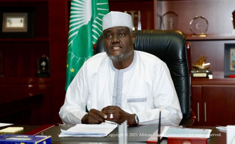 Le président de la Commission de l'Union africaine (UA), Moussa Faki Mahamat. © CUA