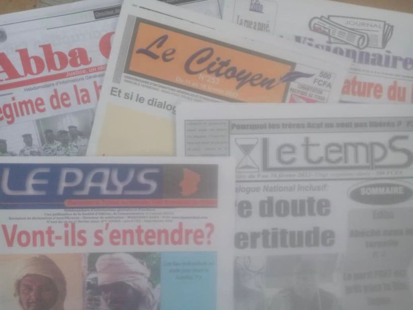 Tchad : la revue de presse du 7 au 13 février 2022