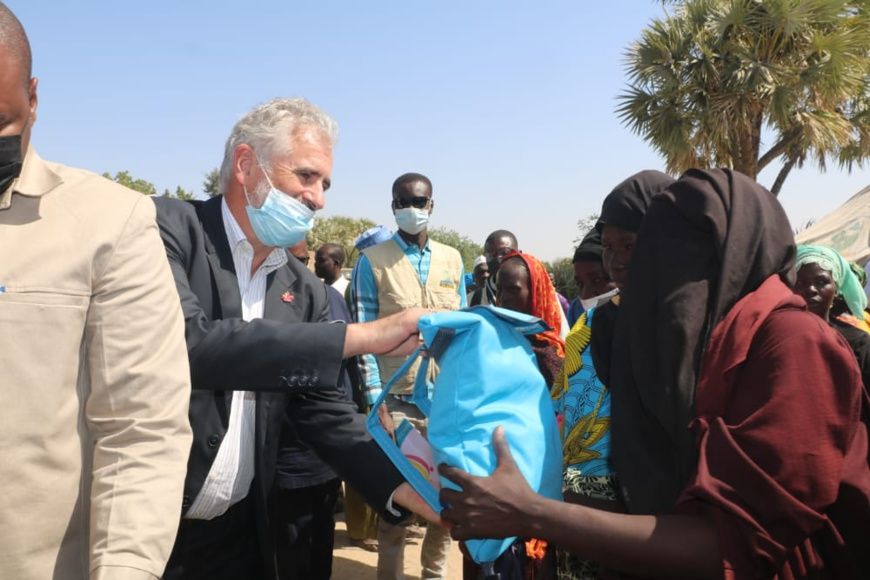 Tchad : l’UNFPA ET l'OOAS aux côtés des réfugiés de Kalambari et à l’écoute des jeunes