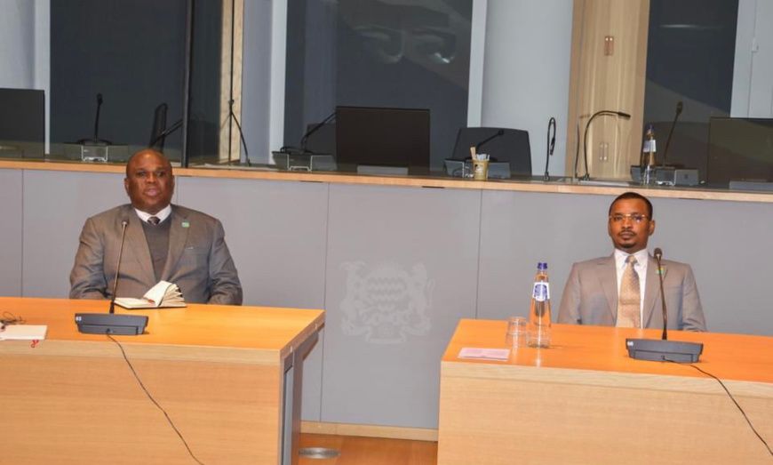 Le président d’Afreximbank, Benedict Oramah, s'est entretenu le 18 février à Bruxelles avec Mahamat Idriss Deby, président du