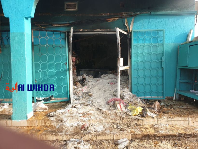 Tchad : un incendie ravage un commerce à N’Djamena