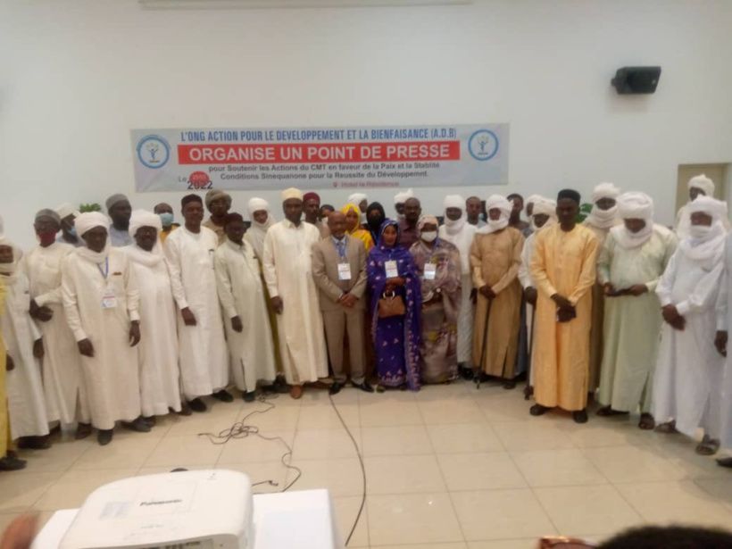 Tchad : l'ONG/ADB estime que le CMT a favorisé un climat de paix et de sécurité