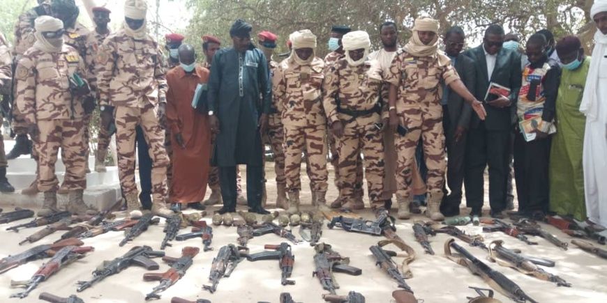 Tchad : des armes de guerre saisies au Kanem