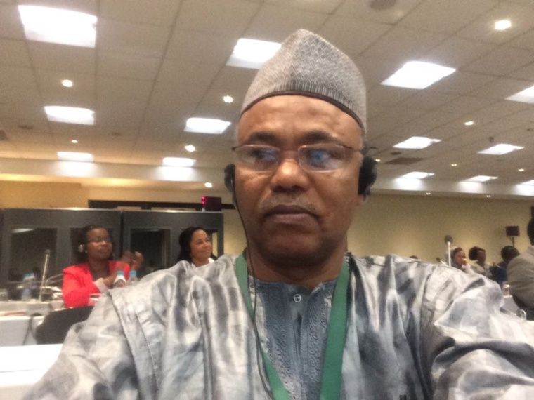 Ahmat Yacoub Dobio lors du sommet des médiateurs en Afrique du Sud