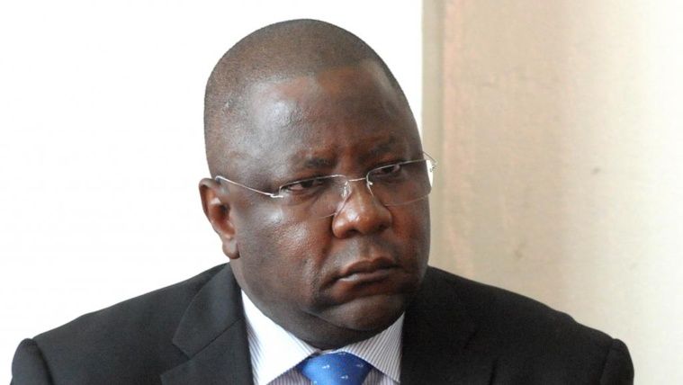 L’ancien ministre tchadien de la Justice, Jean-Bernard Padaré. AFP PHOTO/SEYLLOU