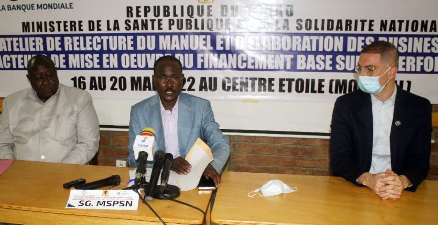 Tchad : le ministère de la Santé et la Banque Mondiale organisent un atelier sur le FBP