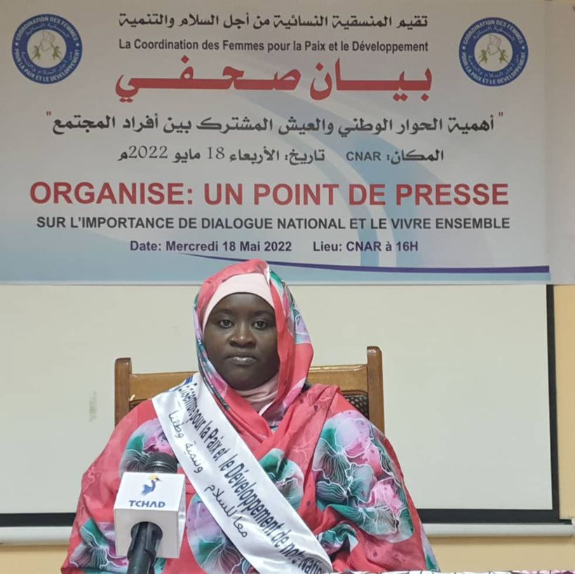 Tchad : la Coordination des femmes pour la paix appelle les citoyens à être des acteurs de développement
