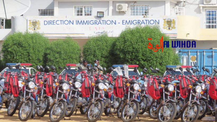 Tchad : le PCMT offre 200 motos pour renforcer la police de proximité