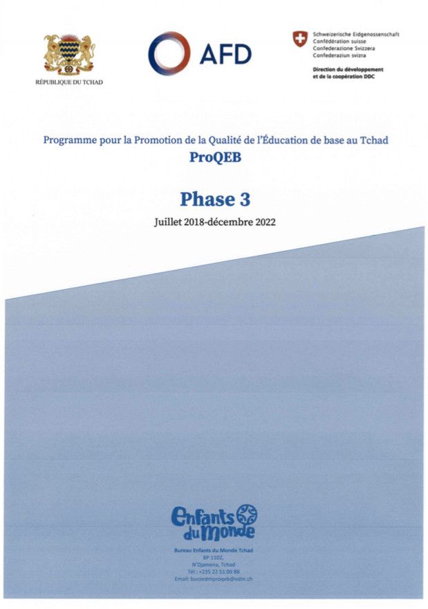 Tchad : l'ONG Suisse EdM lance des avis d'appels d'offres nationaux pour des infrastructures