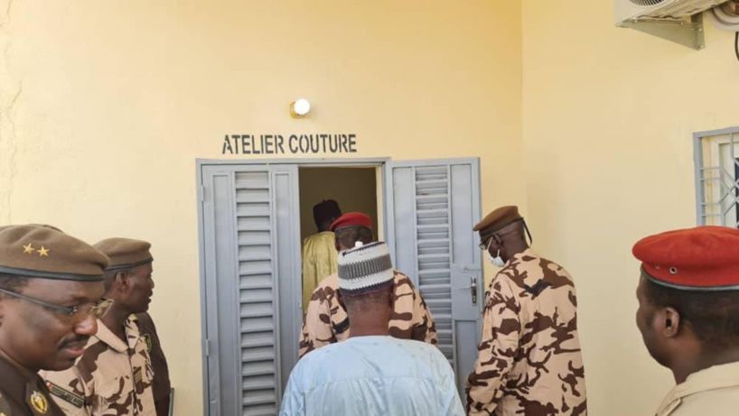 Tchad : la garde nomade réceptionne des nouveaux bâtiments. © Min.Administration