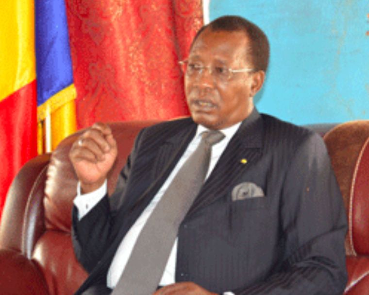 Idriss Déby aujourd'hui lors de sa tournée dans le Dar Sila.