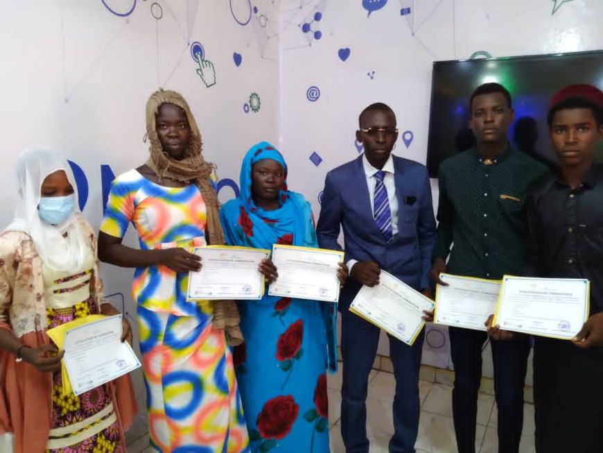 Tchad : le Centre des ressources numériques de Mao forme 40 jeunes