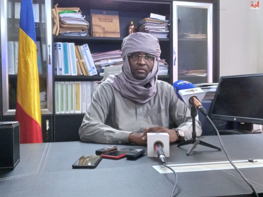 Le ministre de l’Environnement Mahamat Ahmat Lazina. © Ali Moussa/Alwihda Info
