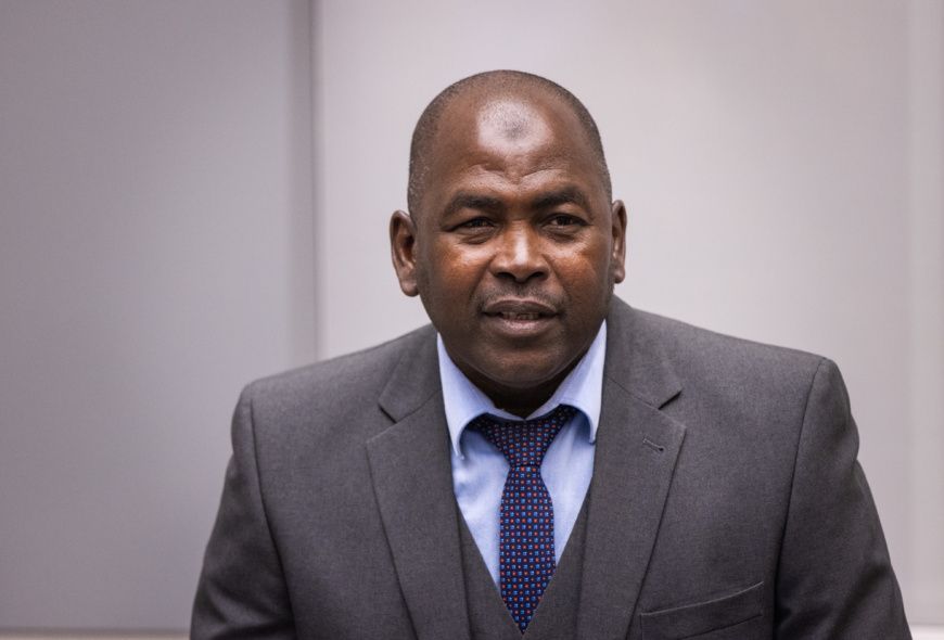 Mahamat Said Abdel Kani à l'ouverture de son procès à la CPI le 26 septembre 2022 ©ICC-CPI