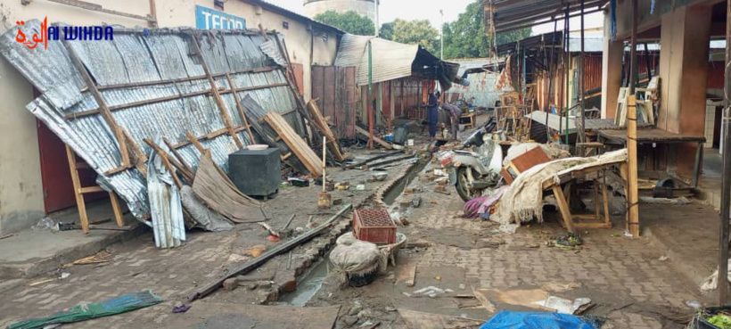 Tchad : l’incendie d’une boutique de parfums fait des dégâts au marché de Sarh