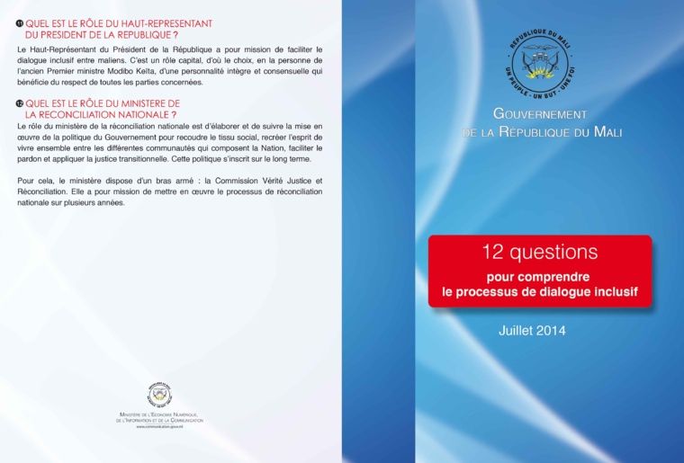 Mali : 12 questions pour comprendre le processus de dialogue inclusif