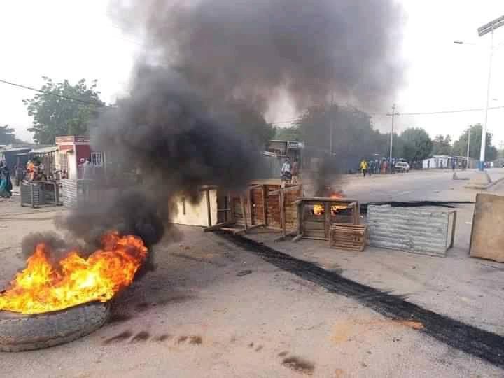 Le quartier Habbena ce 20 octobre. N'Djamena. © DR