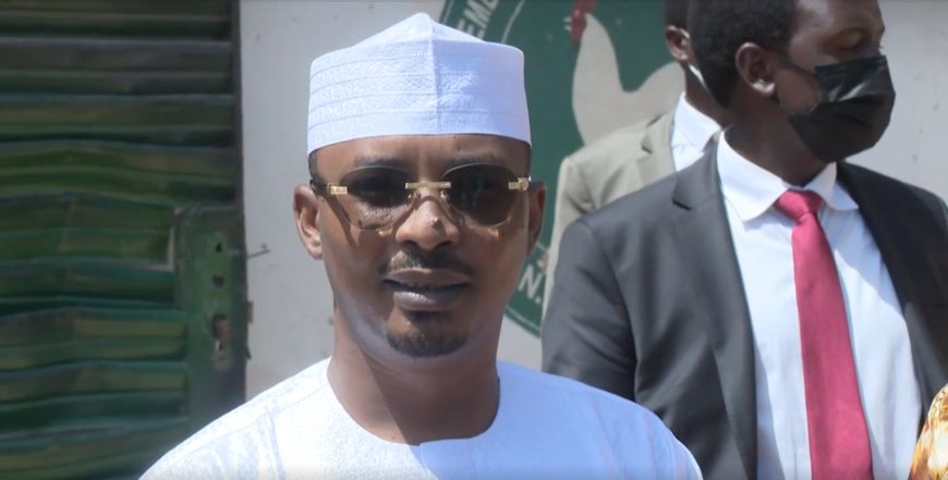 Le président de la transition Mahamat Idriss Deby, le 21 octobre 2022 à N'Djamena. © DGCOM/PR