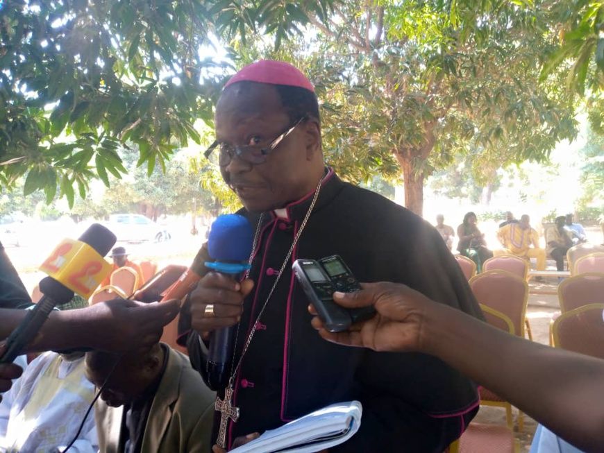 L'évêque de Moundou, Joachim Kouraleyo.