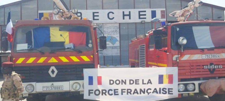 Tchad : dans le Ouaddaï, l´ASECNA d’Abéché reçoit deux camions pompiers de la France