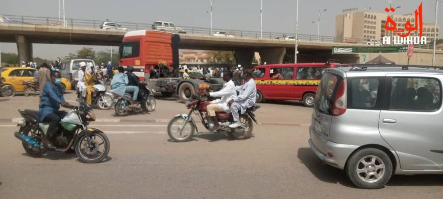 La circulation à N'Djamena. Illustration. © Alwihda Info