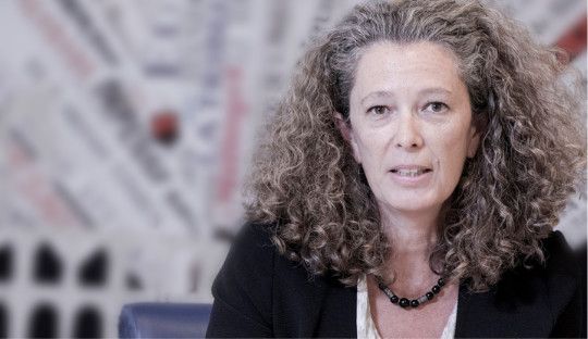 Denise Brown, coordonnatrice résidente des Nations Unies et Coordonnatrice de l'action humanitaire en Ukraine. Photo : © ONU/