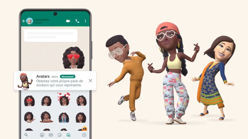 WhatsApp : des Avatars ainsi que de nouvelles fonctionnalités pour améliorer les appels