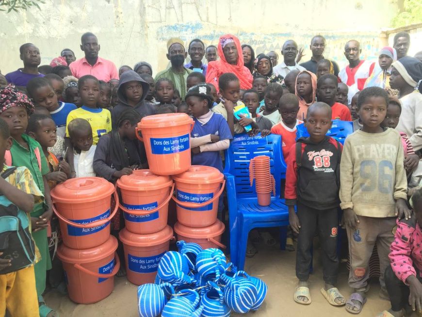 Tchad : l'ALAM-NDJAM appuie l’école des sinistrés de Walia Gardolet