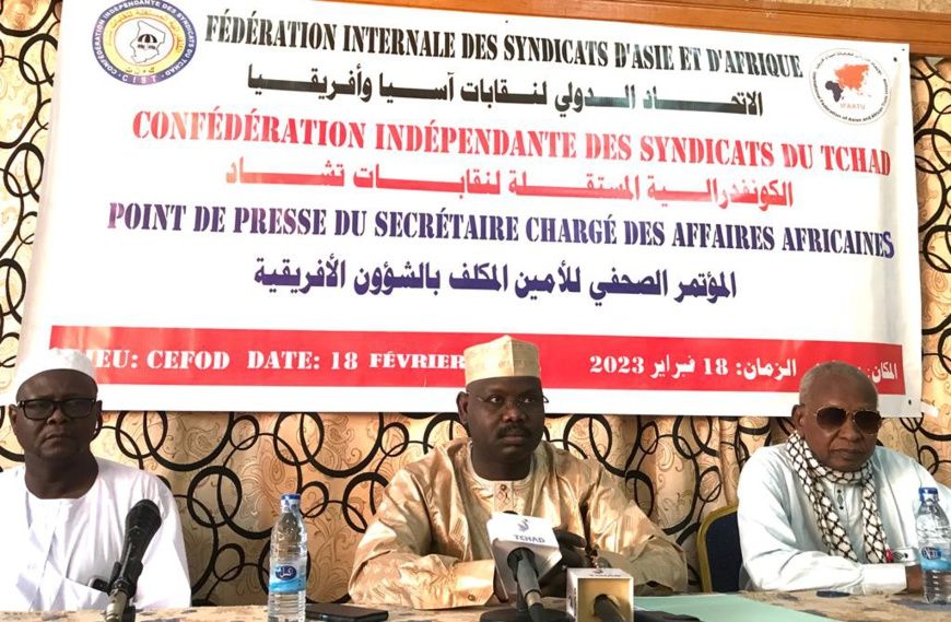 Le Tchad choisi pour abriter le siège de la Fédération Internationale des Syndicats d'Asie et d'Afrique