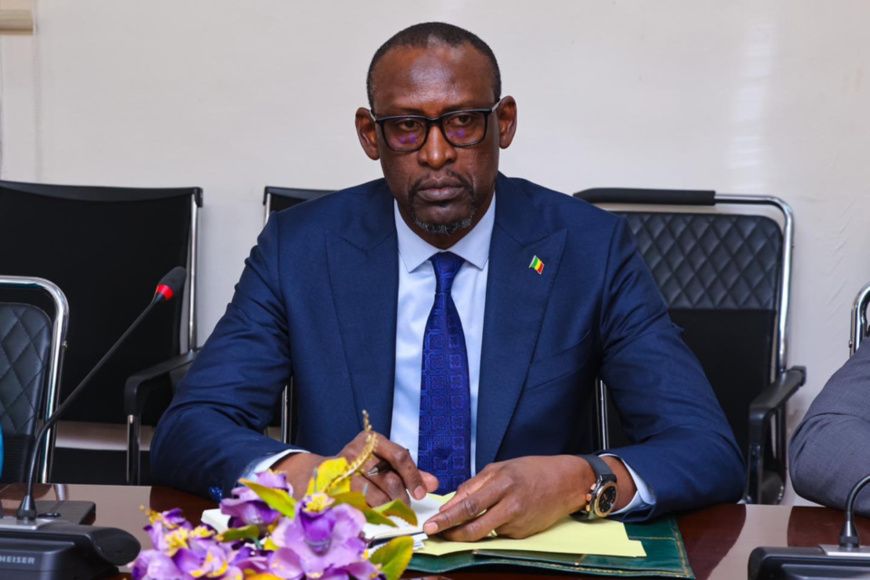 Le chef de la diplomatie malienne, Abdoulaye Diop. © Primature