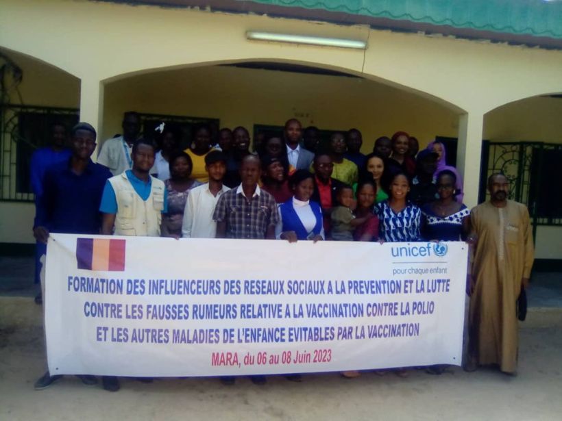 Formation à Mara : des influenceurs tchadiens luttent contre les fausses rumeurs de vaccination