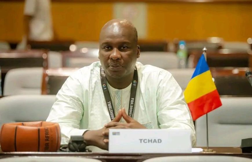 Le président de la Fédération tchadienne de basketball, Bani Gata Ngoulou. © COST