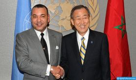 Lutte anti-terrorisme : Ban Ki Moon remercie le Roi du Maroc