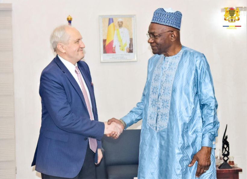 Tchad : le premier ministre et l'ambassadeur russe discutent de la coopération bilatérale. © Prirmature