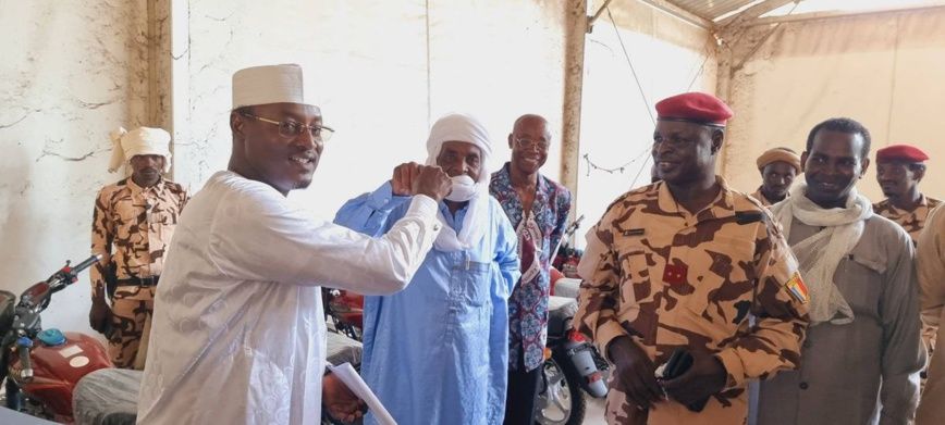 Tchad : le Moyen-Chari reçoit une dotation de 100 motos pour renforcer la sécurité