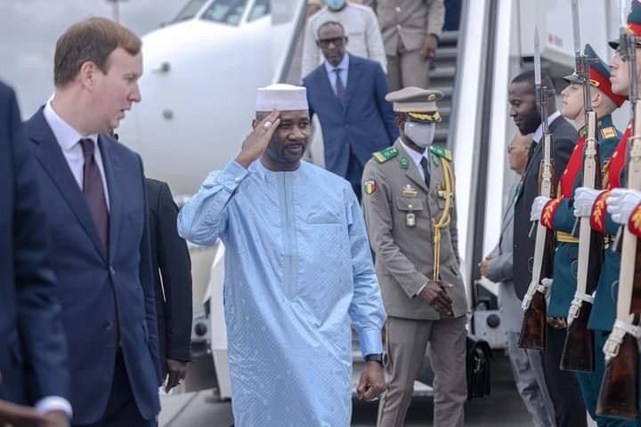 Sommet Russie-Afrique : le colonel Assimi Goïta est arrivé en Russie