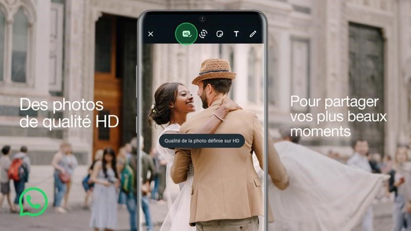 WhatsApp se dote d’une fonctionnalité permettant d’échanger des photos en haute définition