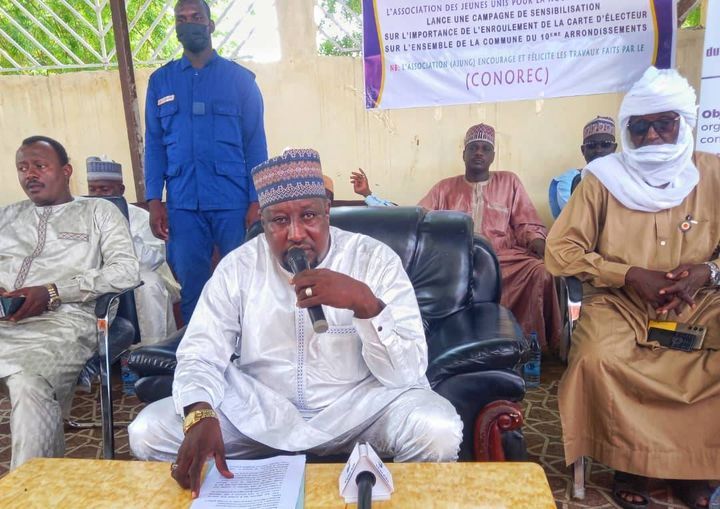 Tchad : le maire du 10ème arrondissement sensibilise ses populations sur le recensement électoral