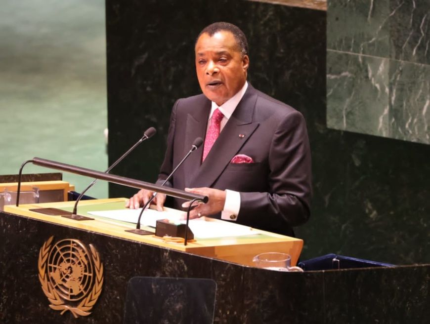 Denis Sassou N'Guesso à la tribune des Nations Unies