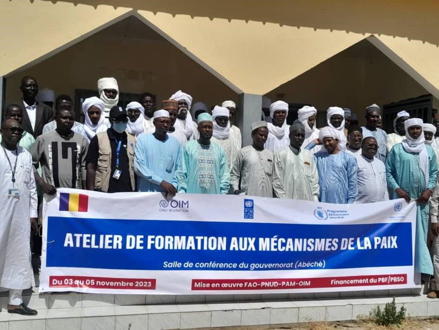 Tchad : 80 leaders traditionnels des trois provinces en formation sur les mécanismes de la paix