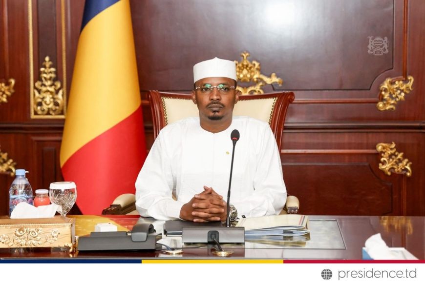 Le président de transition Mahamat Idriss Deby. © DGCOM/PR