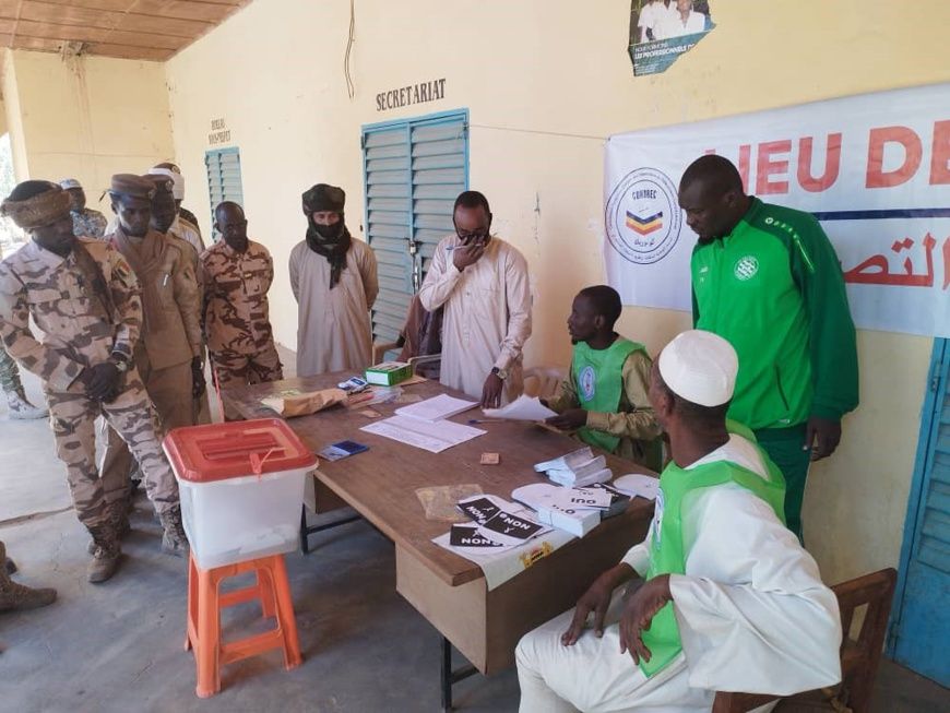 Tchad : Les éléments des Forces de défense et de sécurité et les nomades de Batha votent ce 16 décembre 2023, et de choisir entre le "OUI" et le " NON" Pour la proposition de forme de l'État.