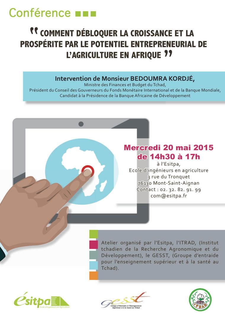 France : Intervention du ministre tchadien des finances Bedoumra Kordjé à l'ESITPA