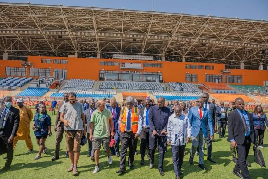 Côte d’Ivoire : Le Premier ministre inspecte les infrastructures de la CAN 2024